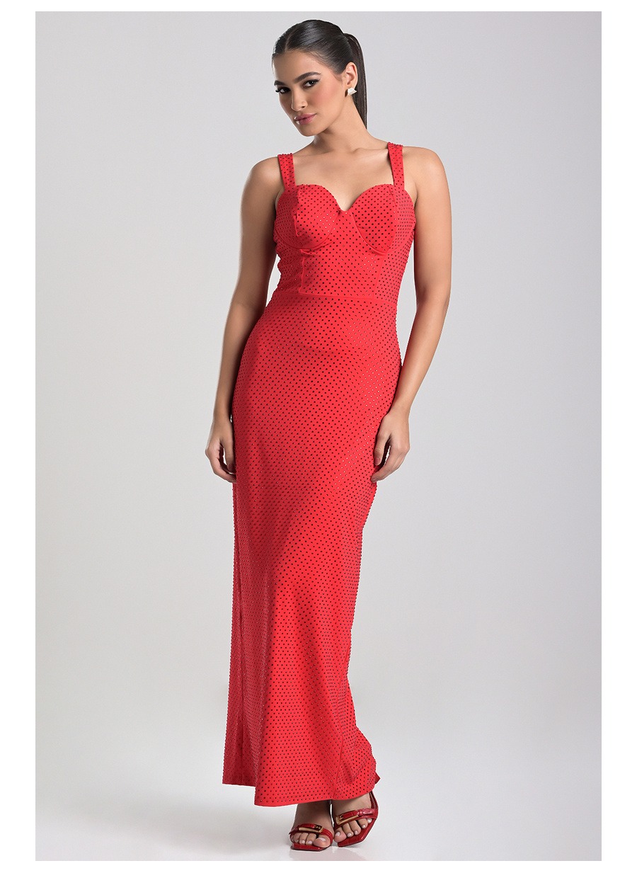 Super Midi Luxury Red Dress