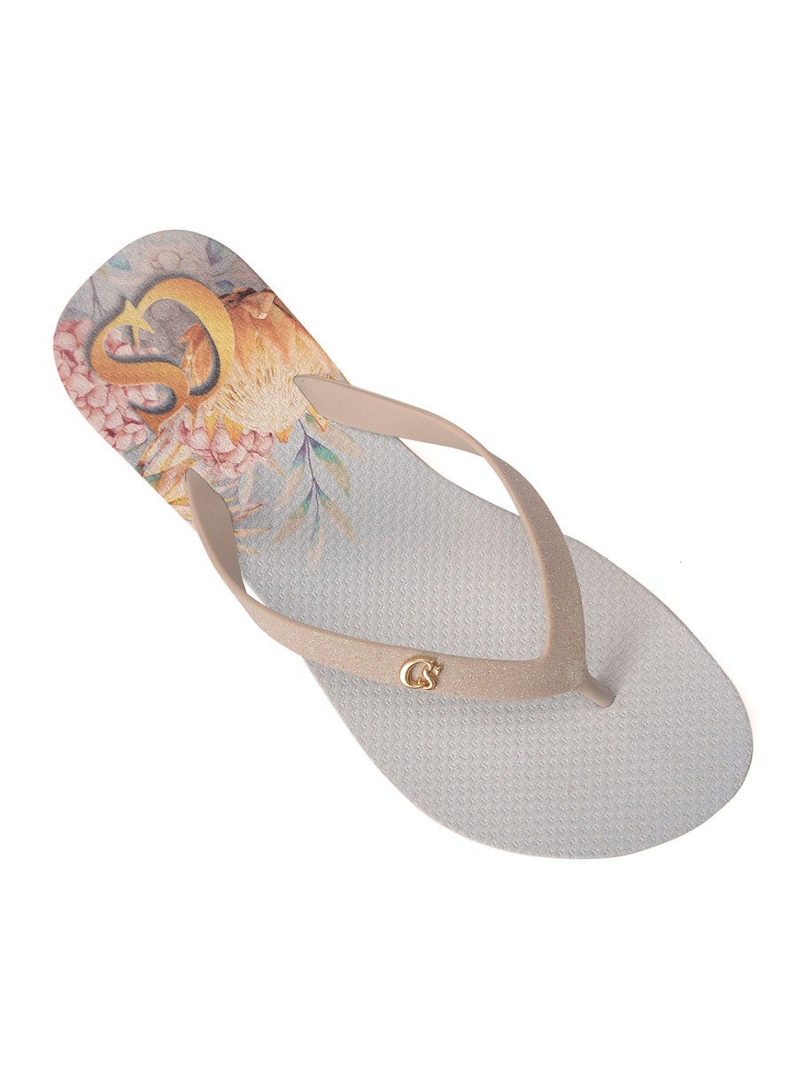 Anabela Off-white Slippers
