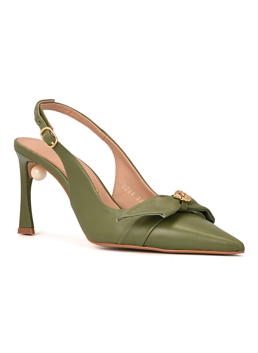 Scarpin Slingback Lace CS Military