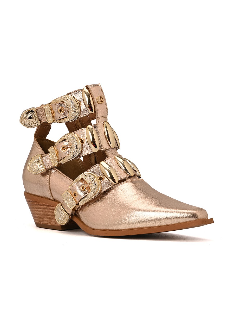 Gold Buckle Boots