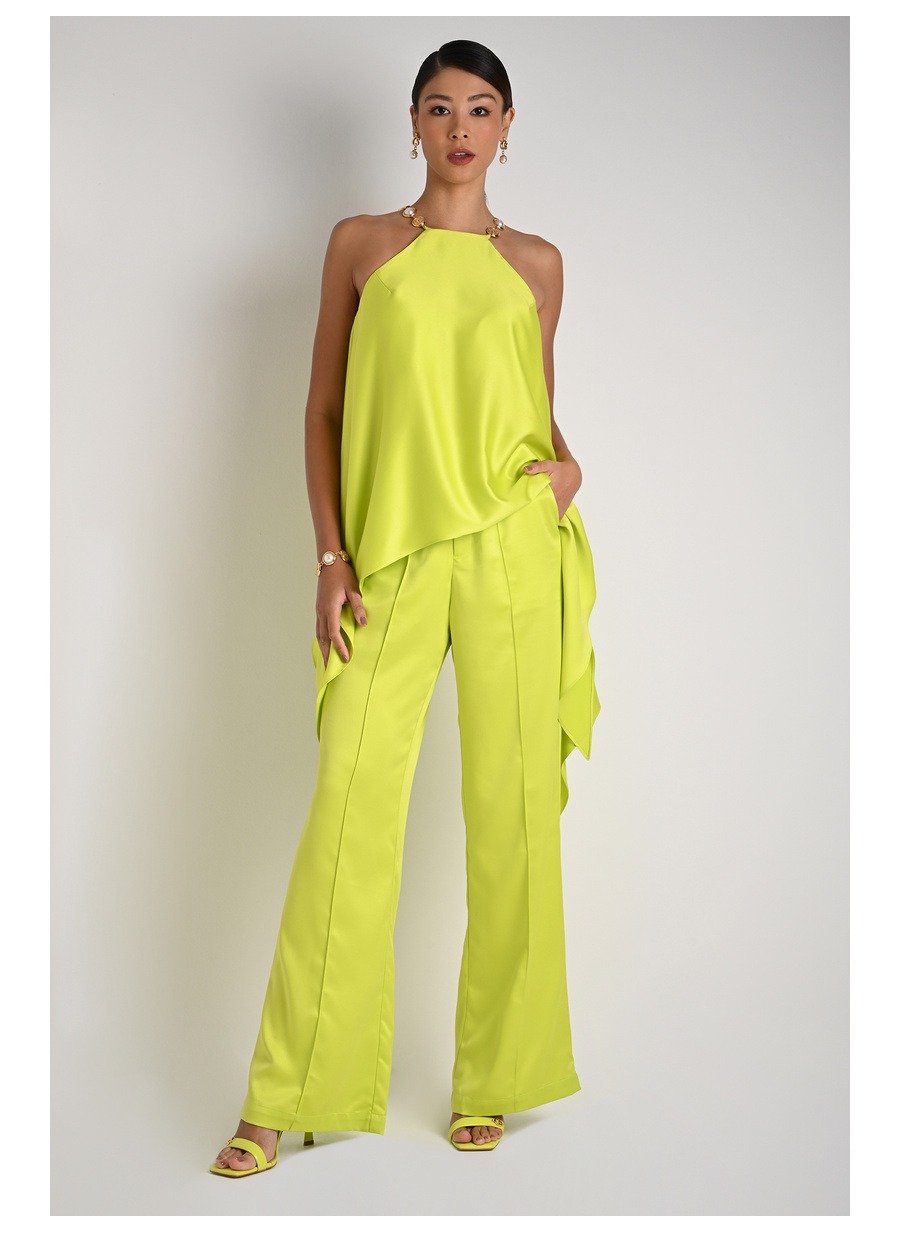 Asymmetric Hem Blouse Garden