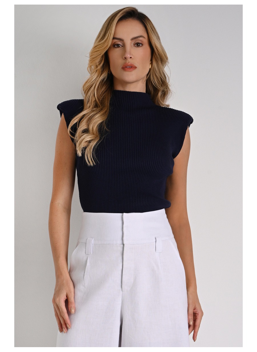 Nefertiti Shoulder Pad Blouse
