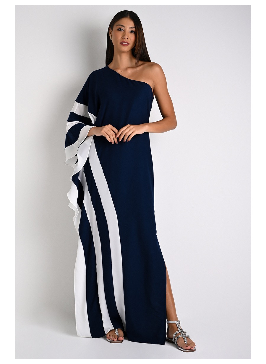 Asymmetric Fluid Nefertiti Dress