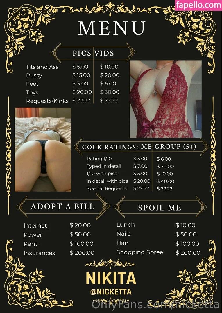 nicketta Onlyfans Photo Gallery 