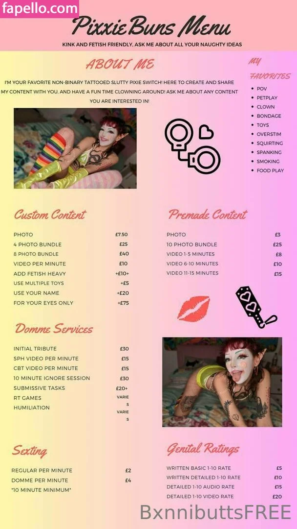 pixxiebunsfree Onlyfans Photo Gallery 