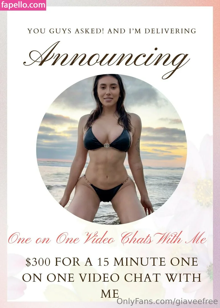 giaveefree Onlyfans Photo Gallery 