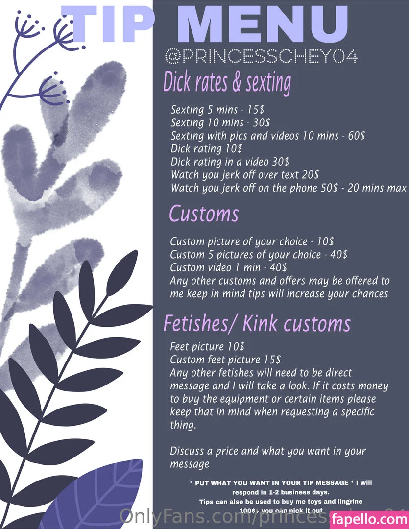 princesschey04 Onlyfans Photo Gallery 