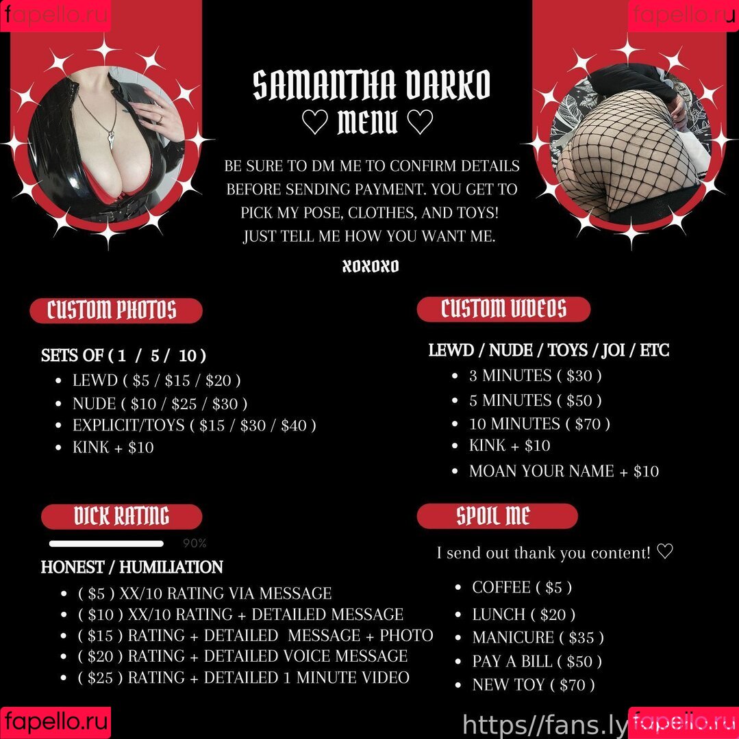 SamanthaDarko Onlyfans Photo Gallery 