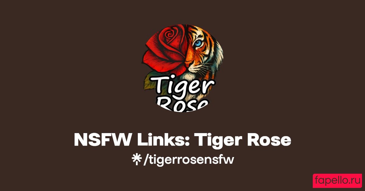 TigerRose Onlyfans Photo Gallery 