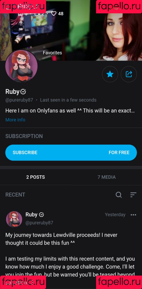 Pure Ruby / Pureruby87 Onlyfans Photo Gallery 