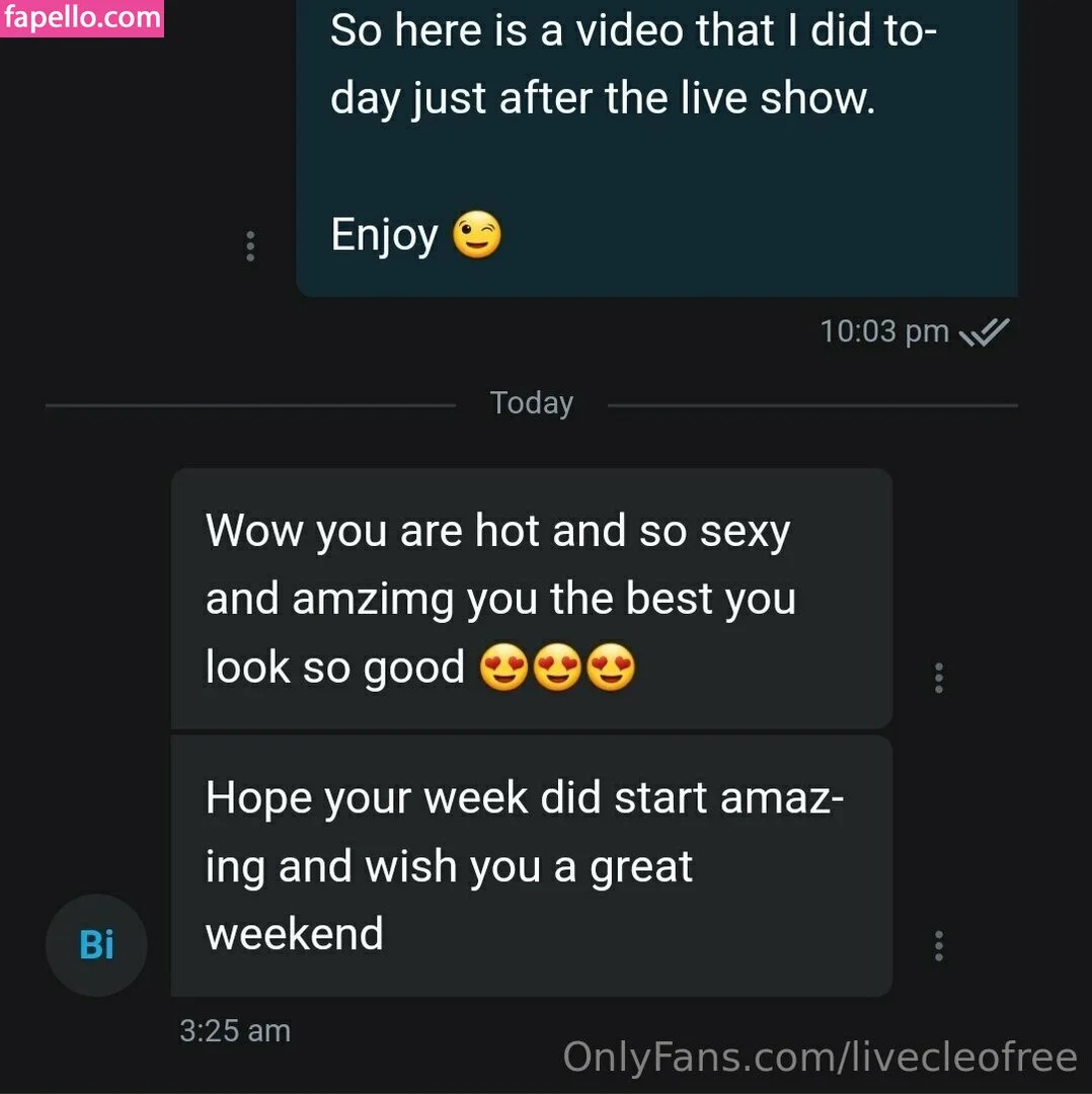 livecleofree Onlyfans Photo Gallery 