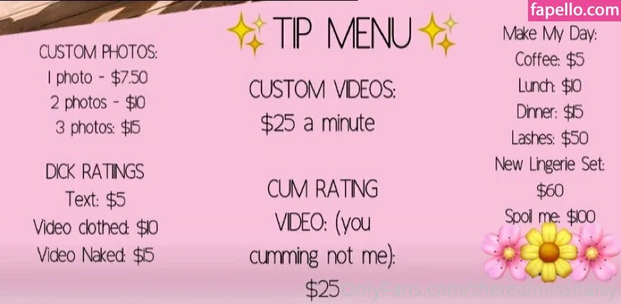 therealmissdaisy Onlyfans Photo Gallery 