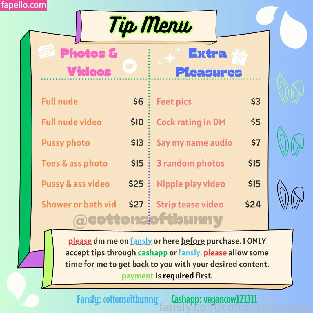 cottonsoftbunny Onlyfans Photo Gallery 