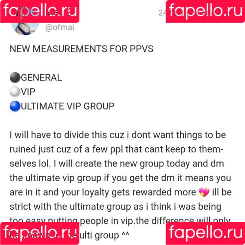 ofmai Onlyfans Photo Gallery 