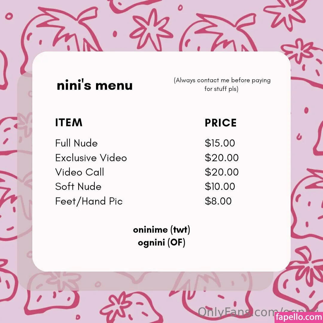 ognini Onlyfans Photo Gallery 