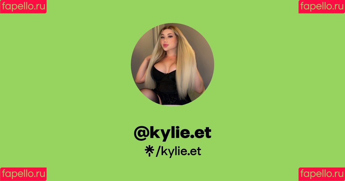 kylie.et / kylieett Onlyfans Photo Gallery 