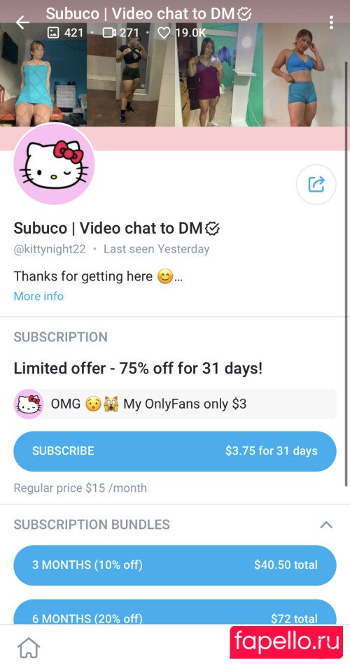 Kitty_nigth / Subuco / kittynight22 / kittyoon22 Onlyfans Photo Gallery 