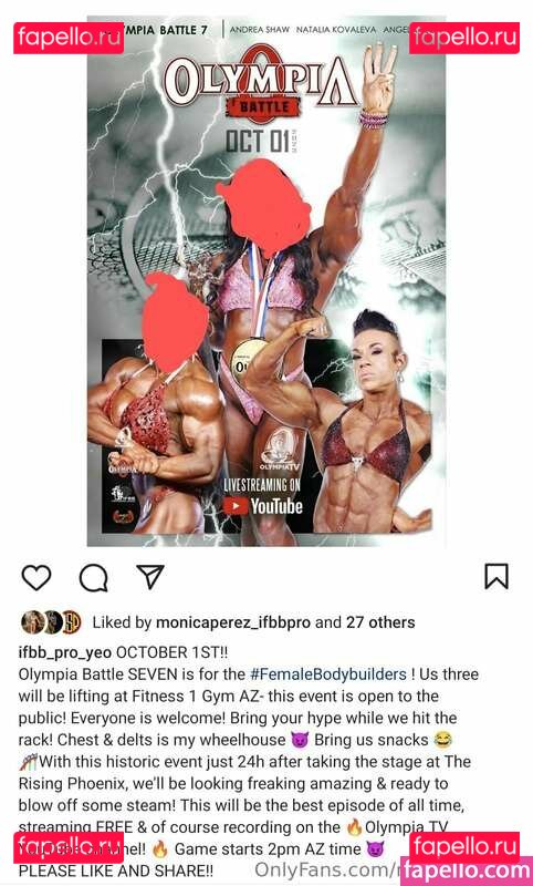 https: / ifbb_pro_yeo / musclegeisha Onlyfans Photo Gallery 