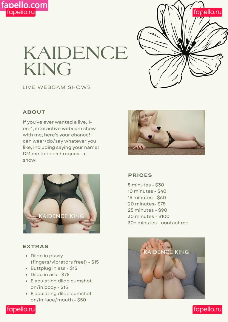 kaidenceking Onlyfans Photo Gallery 