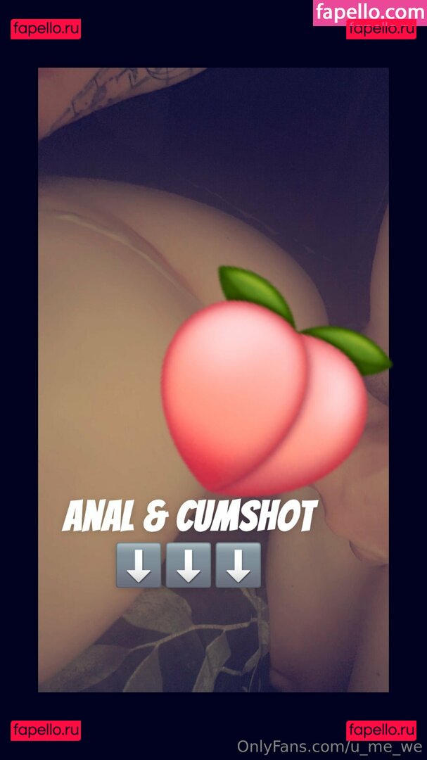 u_me_we / u_me_we.2021 Onlyfans Photo Gallery 