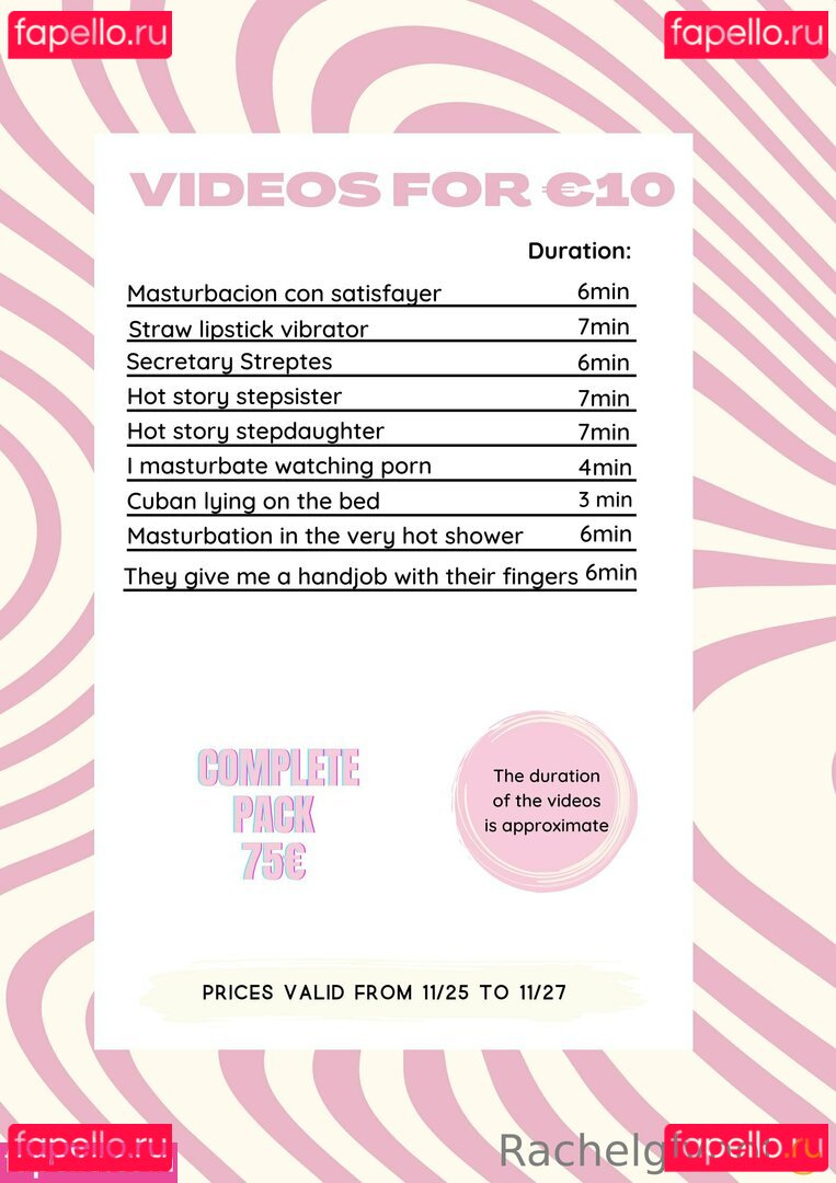 RachelGlvn / https: Onlyfans Photo Gallery 