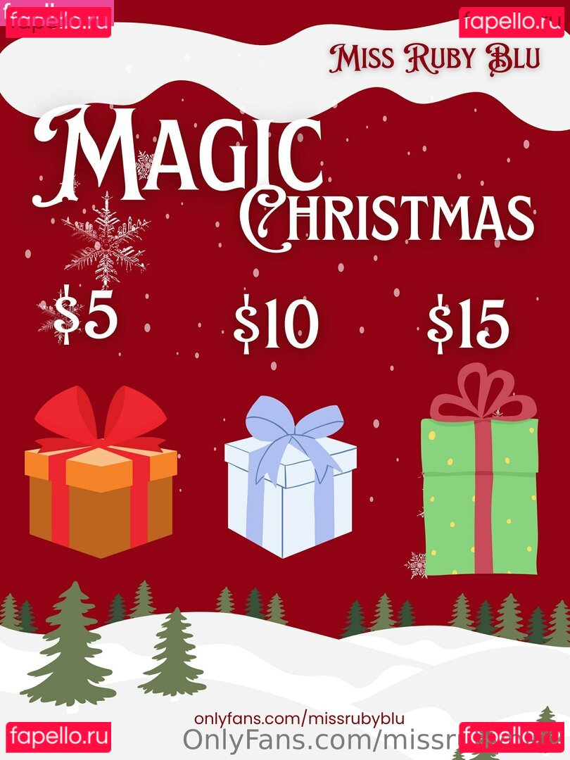 missruby_blu / missrubyblu2 Onlyfans Photo Gallery 