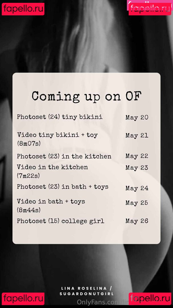 linaroselinafree Onlyfans Photo Gallery 