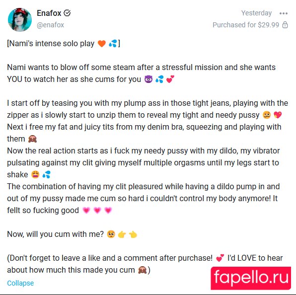 Enafox Onlyfans Photo Gallery 