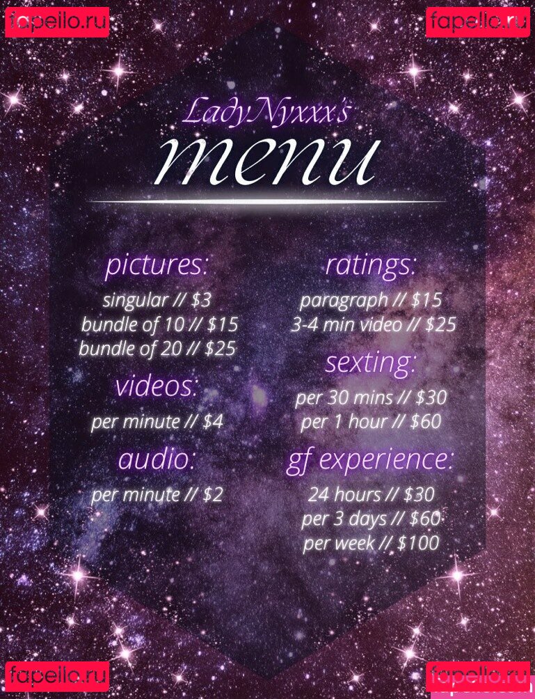 aladyinthekitchen / ladynyxxx1 Onlyfans Photo Gallery 