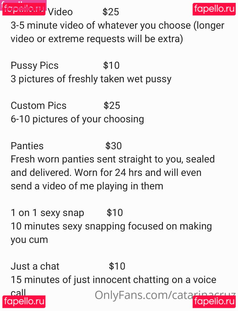 catarinacruz Onlyfans Photo Gallery 