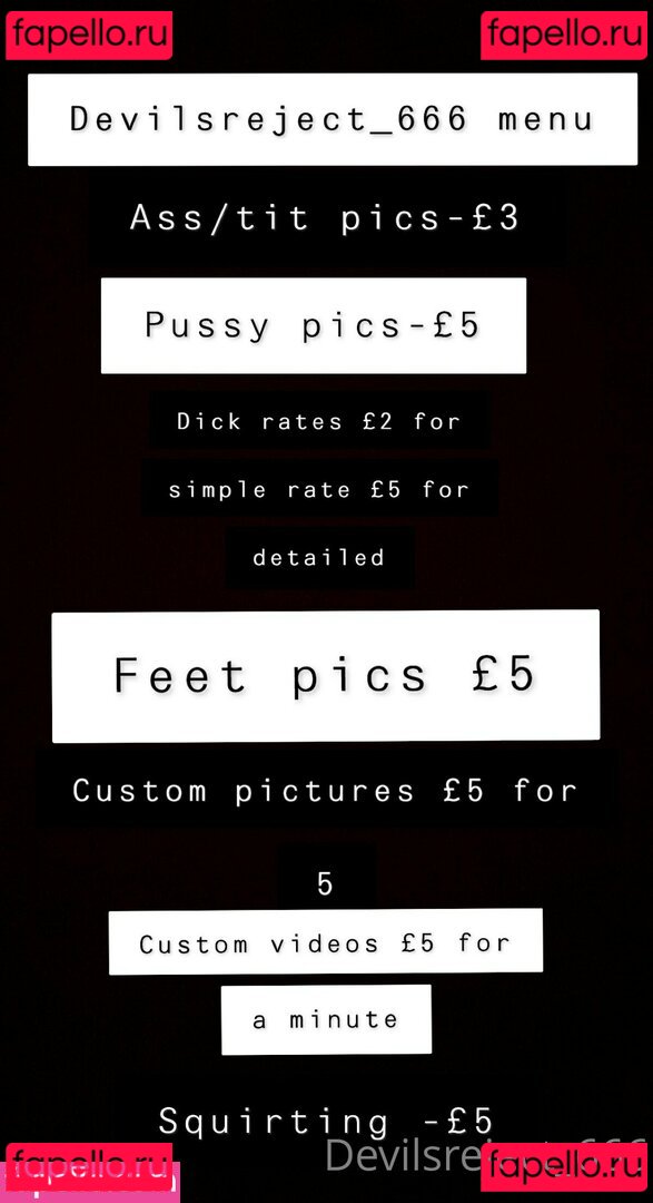 devilsreject666 / devilsreject_666 Onlyfans Photo Gallery 