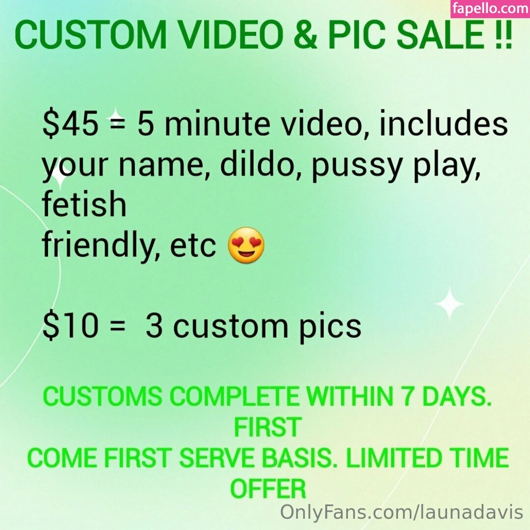 launadavis Onlyfans Photo Gallery 