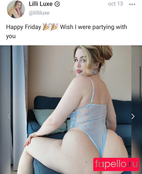 Lilli Luxe Onlyfans Photo Gallery 