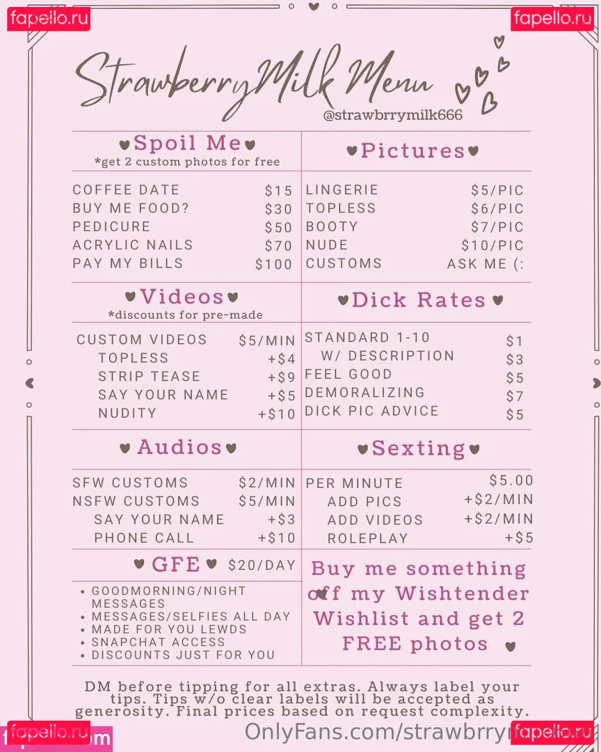 strawbrrymilk Onlyfans Photo Gallery 