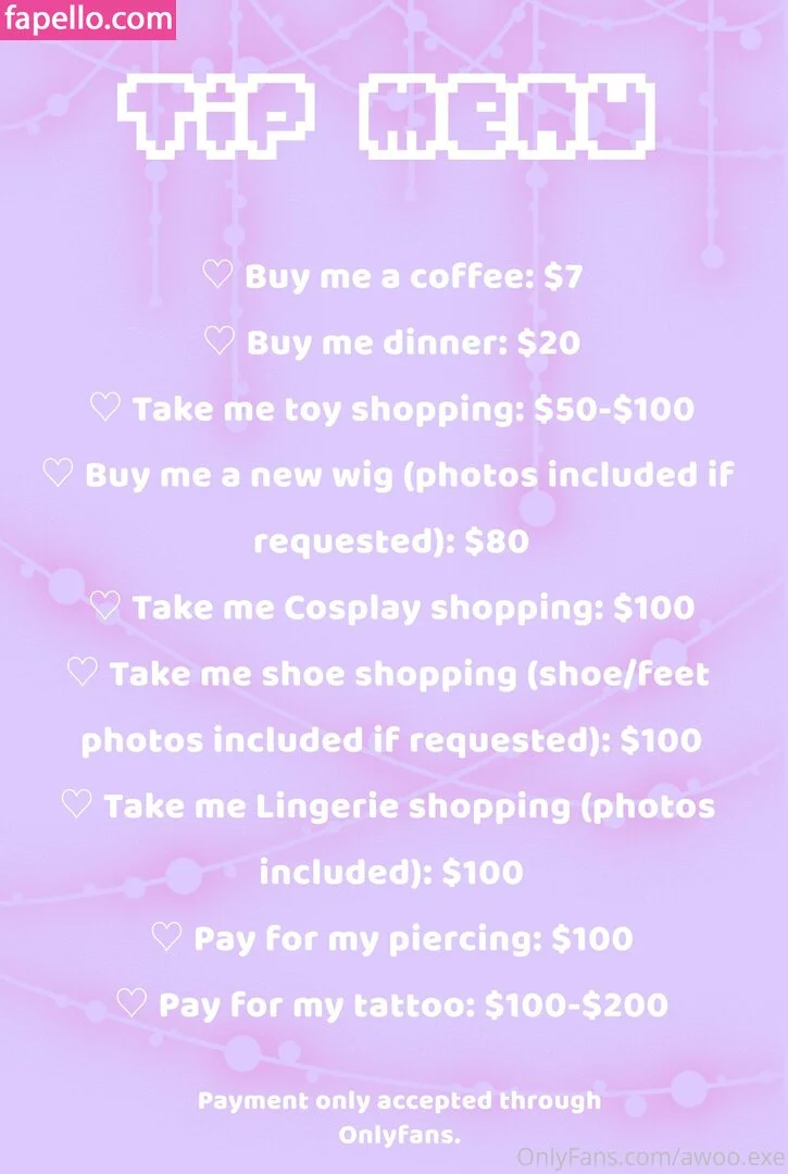 awoo.exe Onlyfans Photo Gallery 