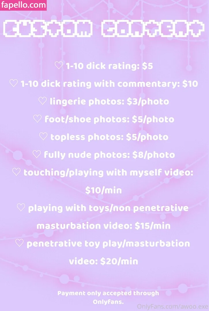 awoo.exe Onlyfans Photo Gallery 