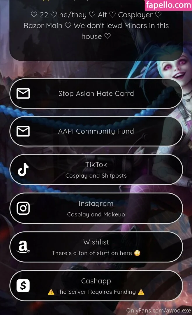 awoo.exe Onlyfans Photo Gallery 