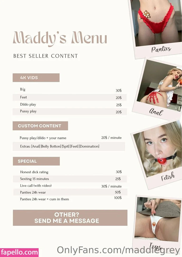 maddiegrey Onlyfans Photo Gallery 