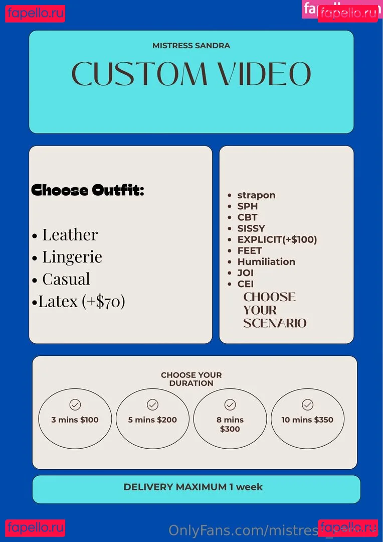 mistress_sandra Onlyfans Photo Gallery 