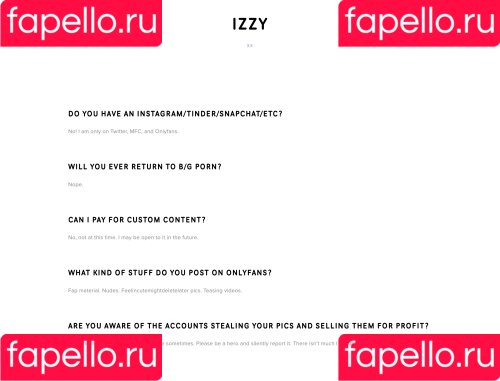 Izzy_xx Onlyfans Photo Gallery 