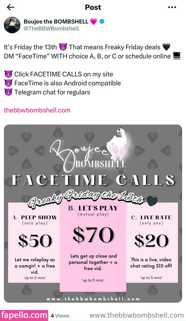 boujeebombshell Onlyfans Photo Gallery 