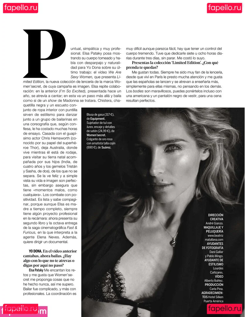 Elsa Pataky Onlyfans Photo Gallery 