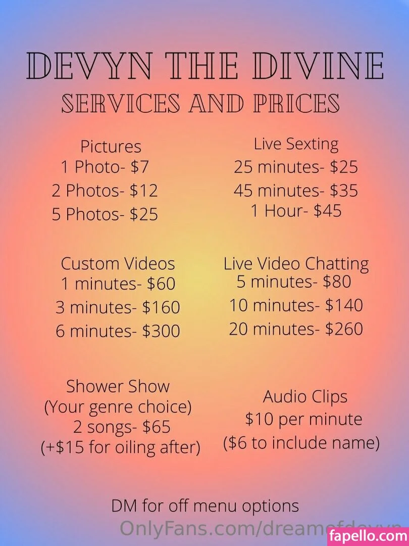 dreamofdevyn Onlyfans Photo Gallery 