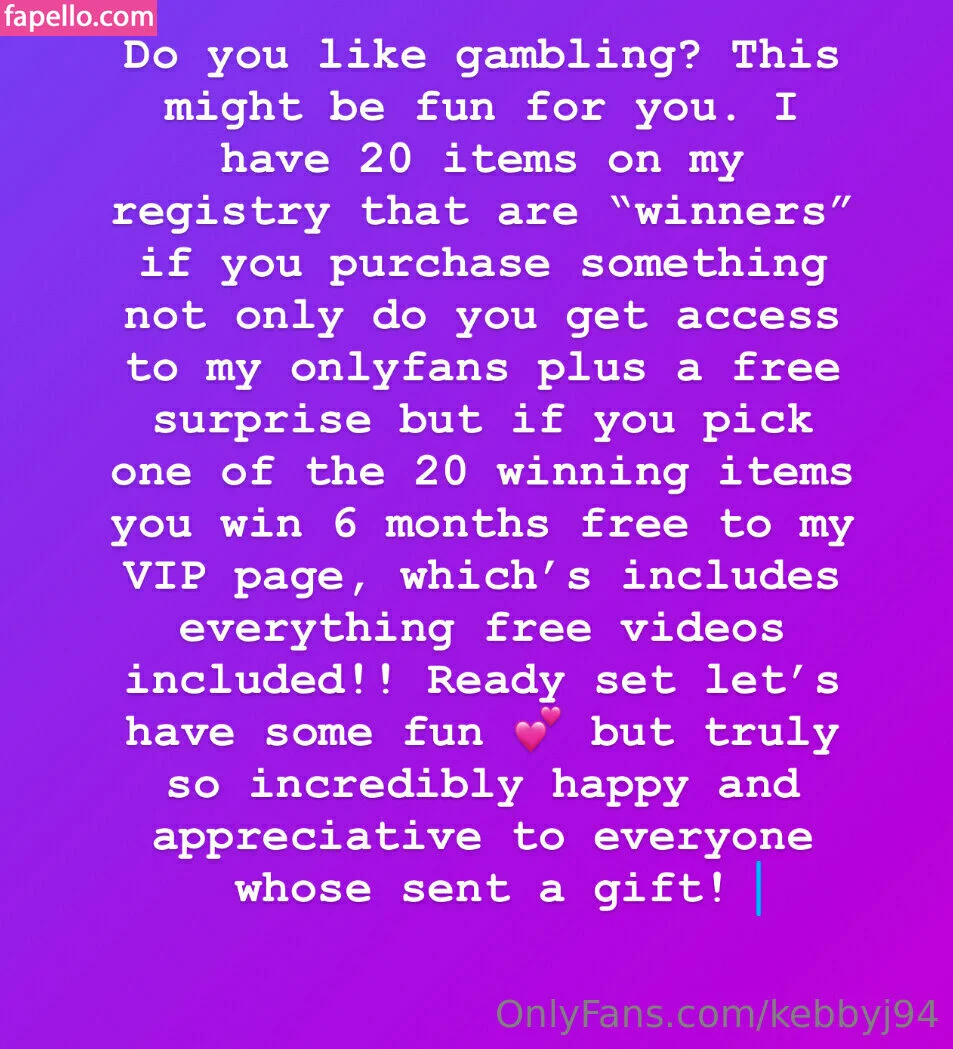 kebbyj94 Onlyfans Photo Gallery 