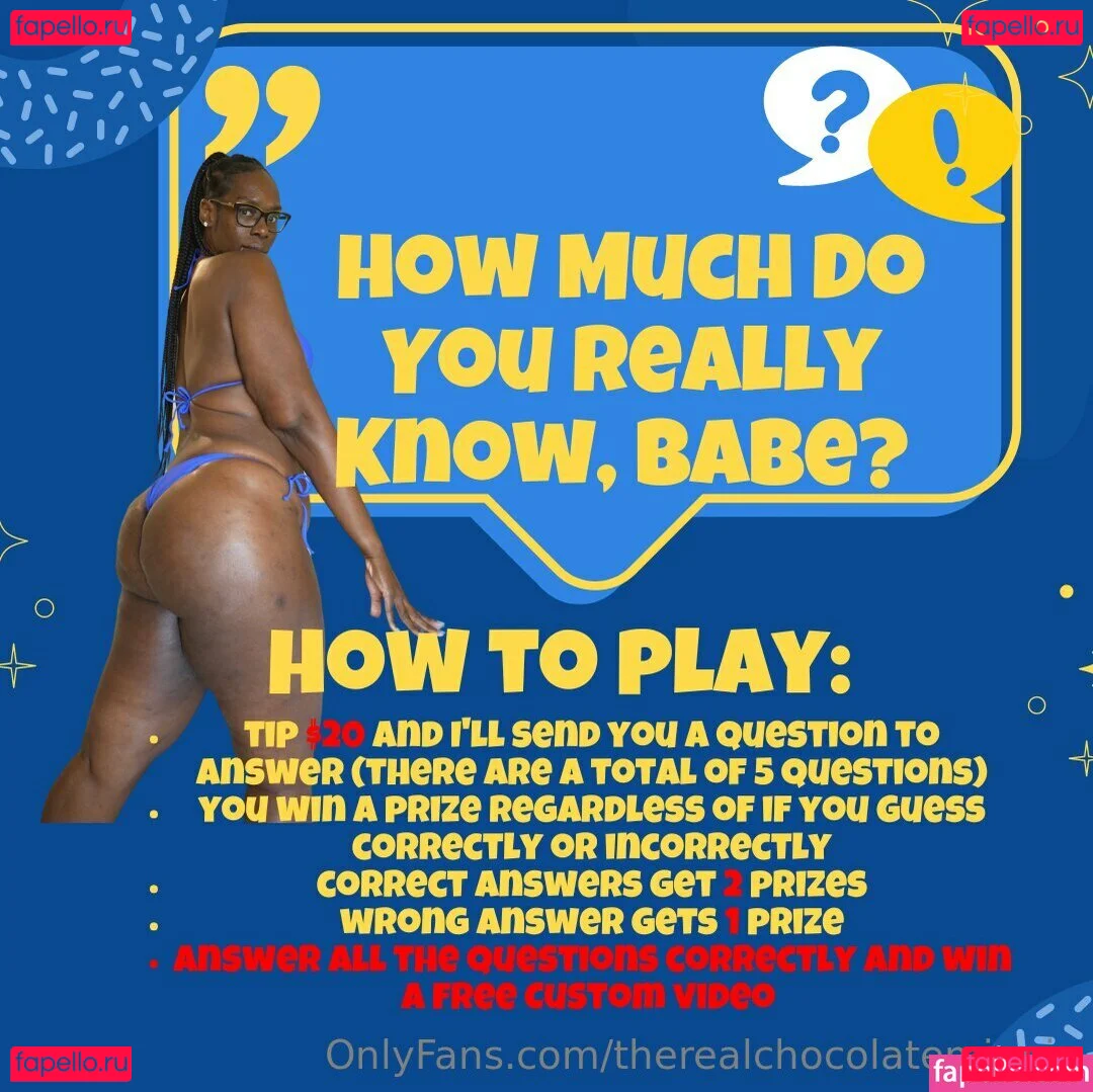 therealchocolateminnie Onlyfans Photo Gallery 