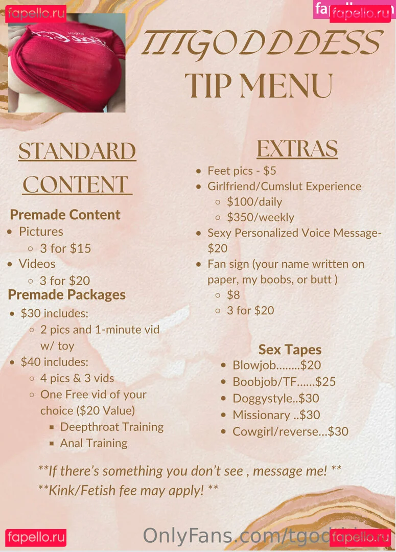 tgodddess Onlyfans Photo Gallery 