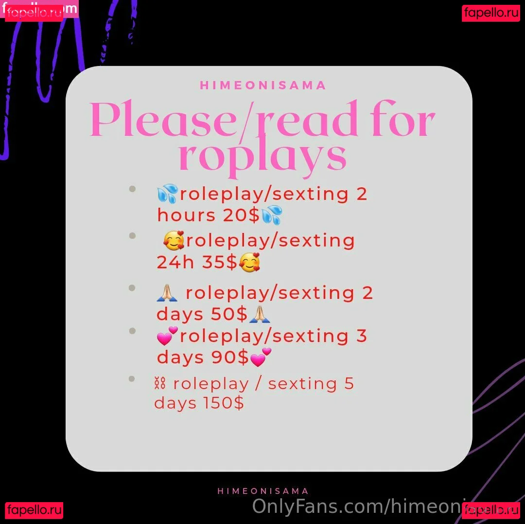 himeonisama Onlyfans Photo Gallery 