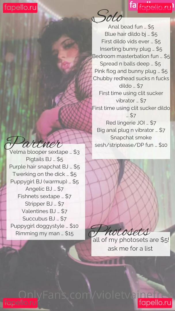 violetvainefree Onlyfans Photo Gallery 