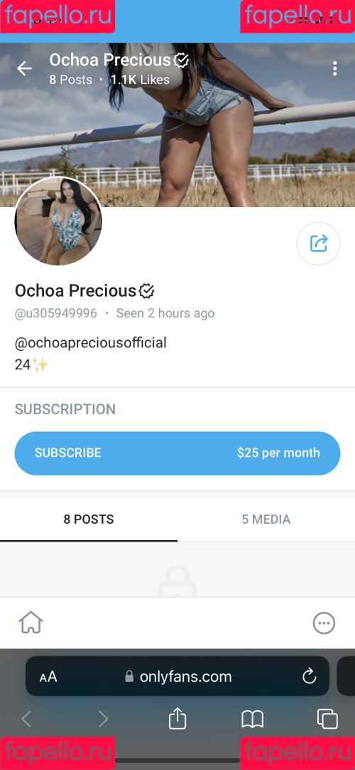 Ochoa Precious Onlyfans Photo Gallery 