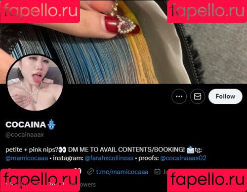 cocainaaax Onlyfans Photo Gallery 